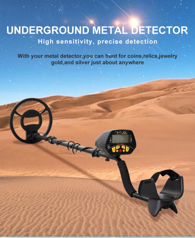 Equipamento subterrâneo do detector do ouro da exposição impermeável à mão barata por atacado do LCD
