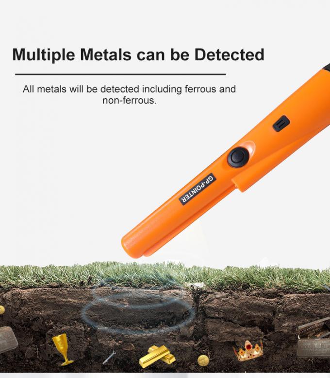 Ouro à mão portátil que caça o detector de metais básico de Pinpointer do detector de metais subterrâneo